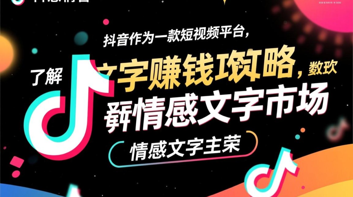 抖音的情感文字怎么赚钱