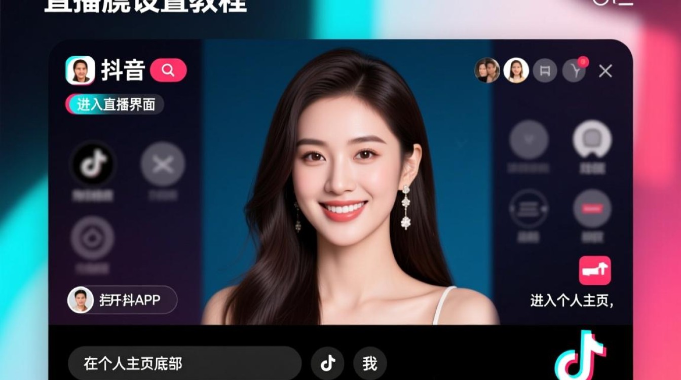 抖音直播怎么调为横屏