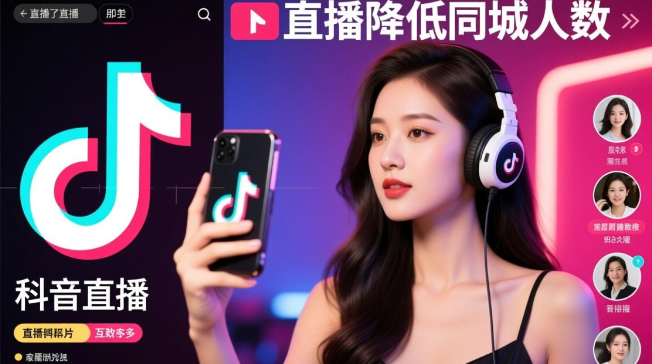 抖音直播怎么降同城的人