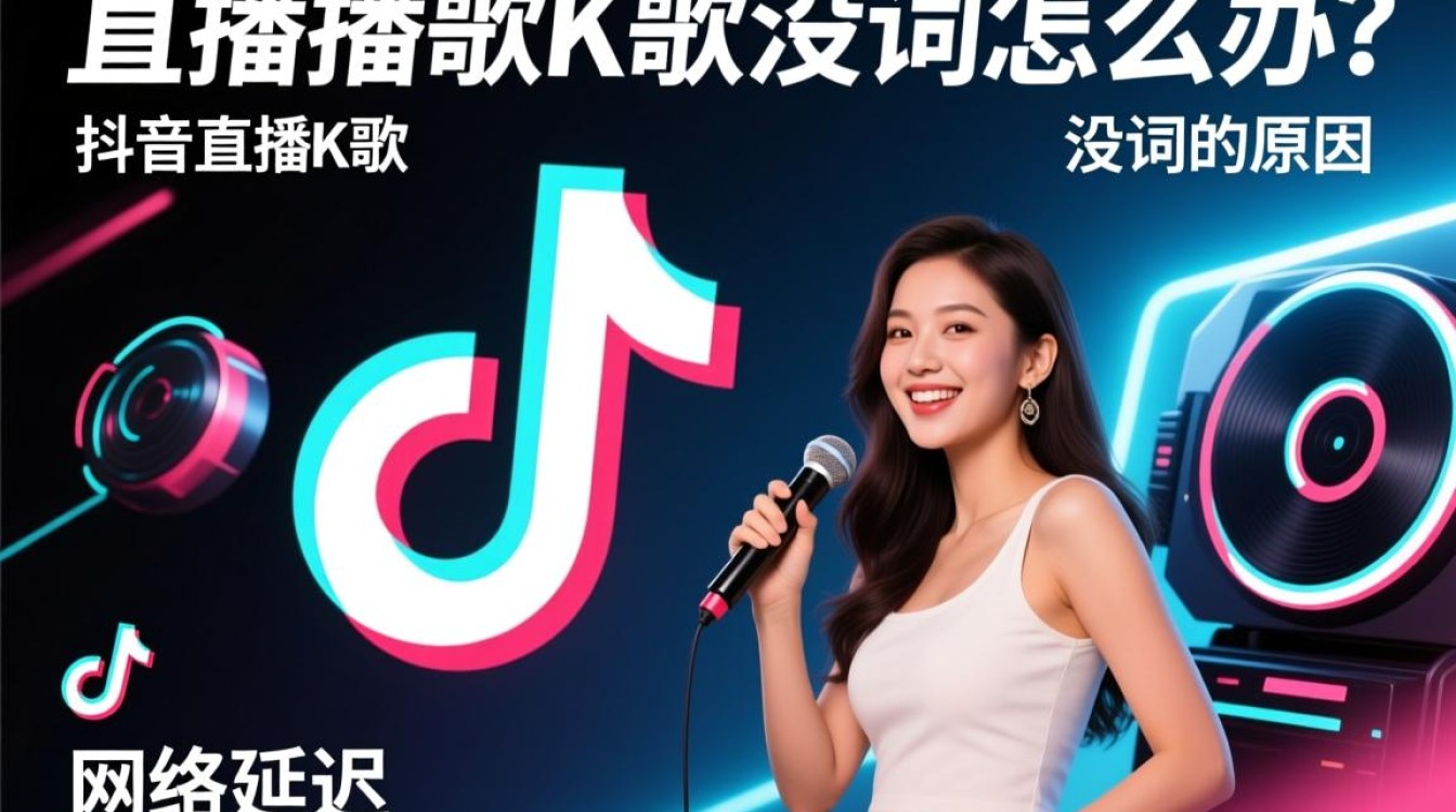 抖音直播K歌怎么没词