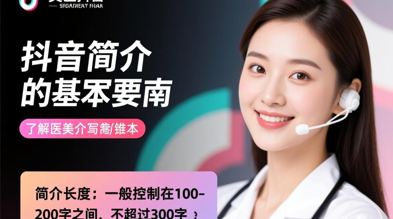 医美抖音简介怎么写