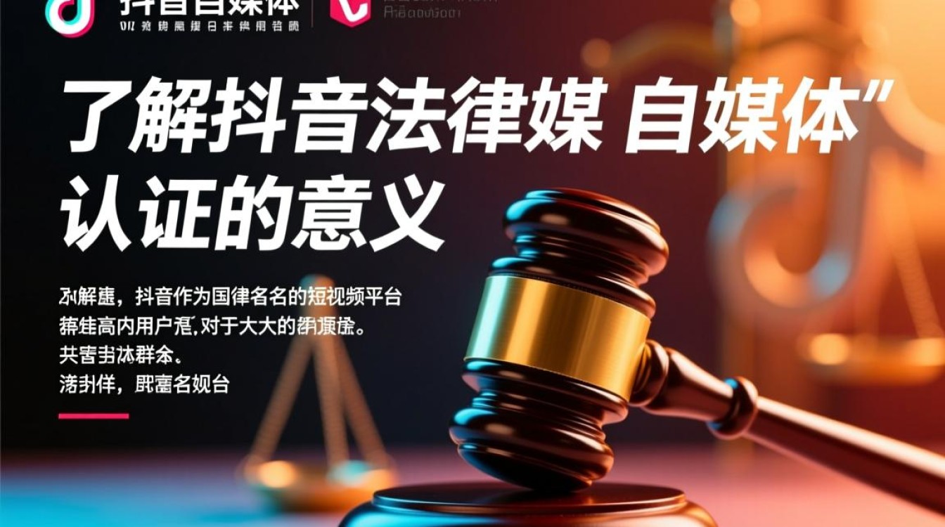 抖音法律自媒体怎么认证