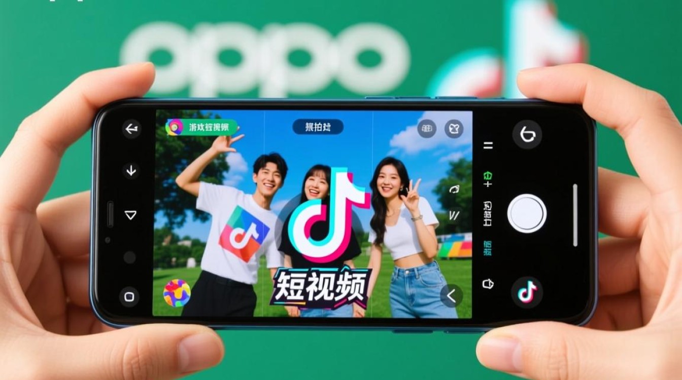 oppo手机怎么拍游戏抖音