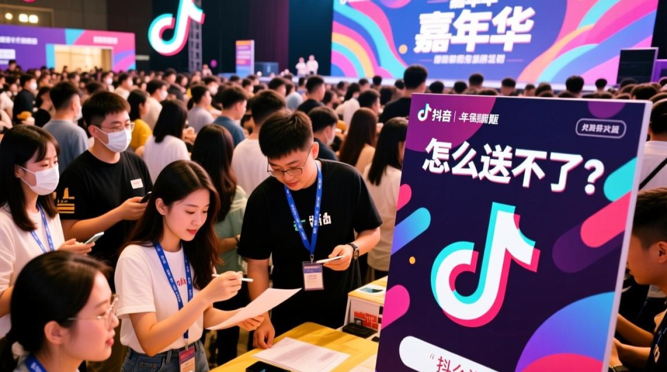 抖音嘉年华怎么送不了