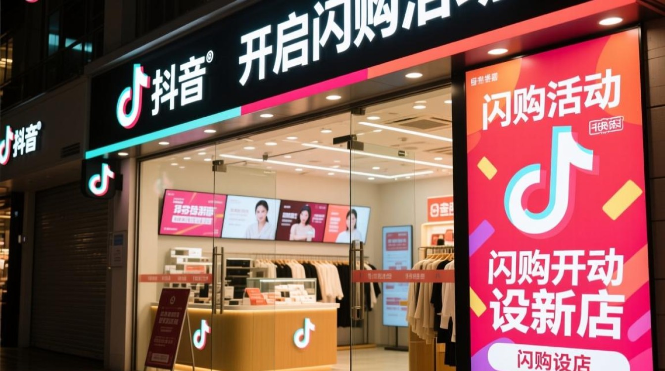 抖音新店怎么开闪购