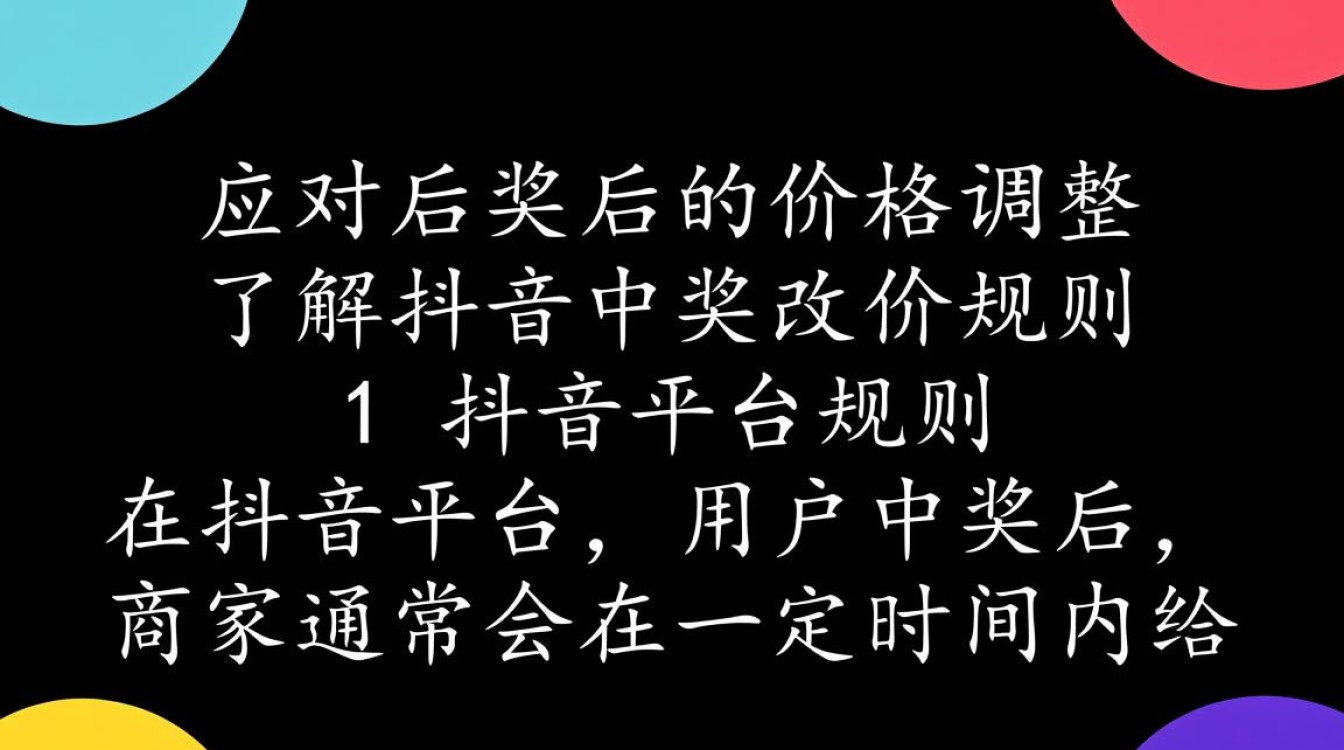 抖音中奖怎么改价