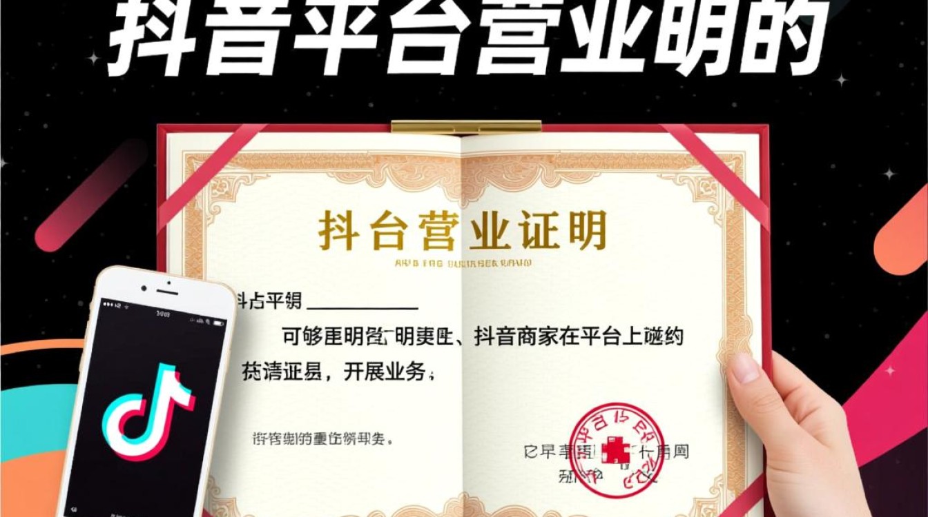 抖音平台怎么开营业证明