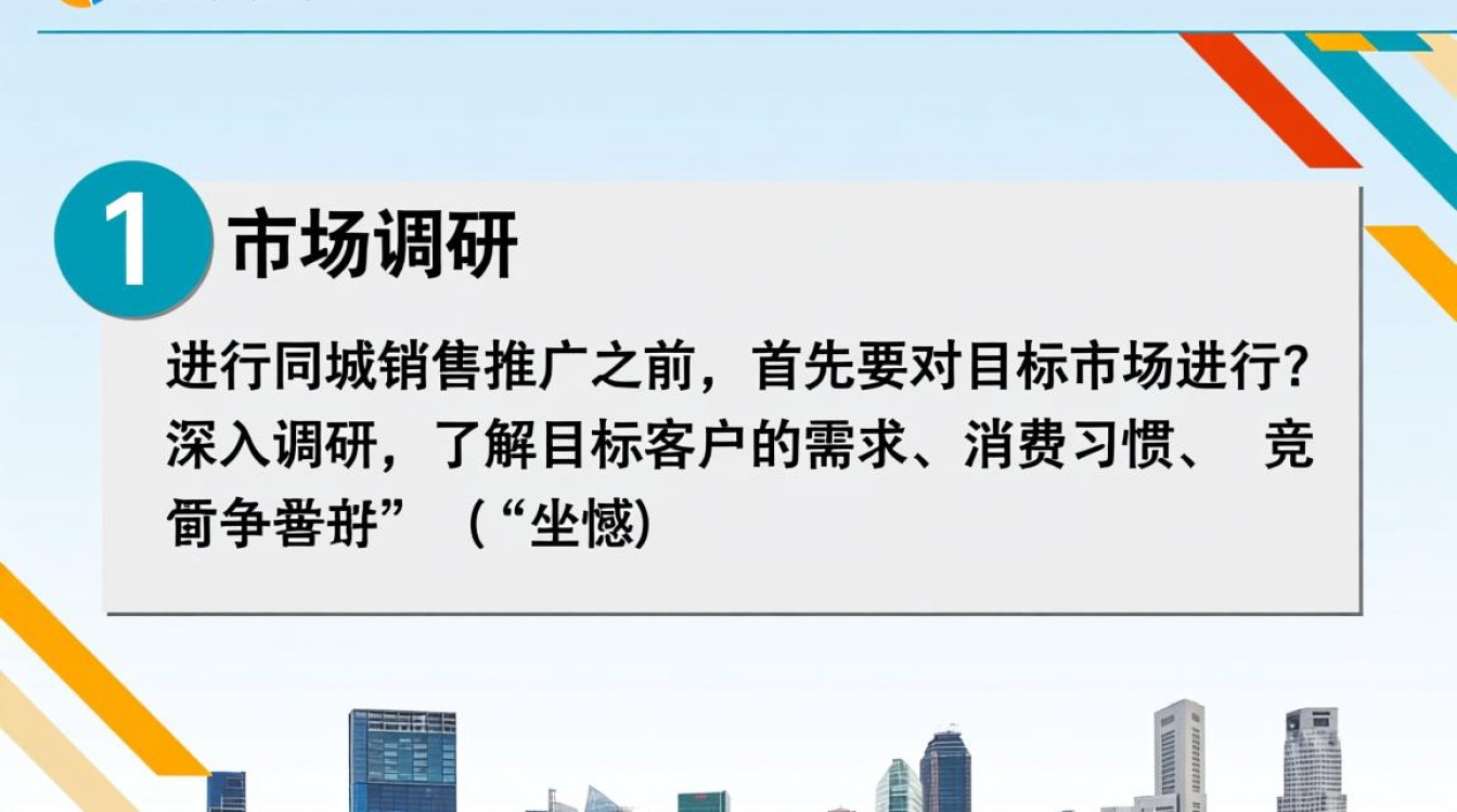 同城销售怎么做推广