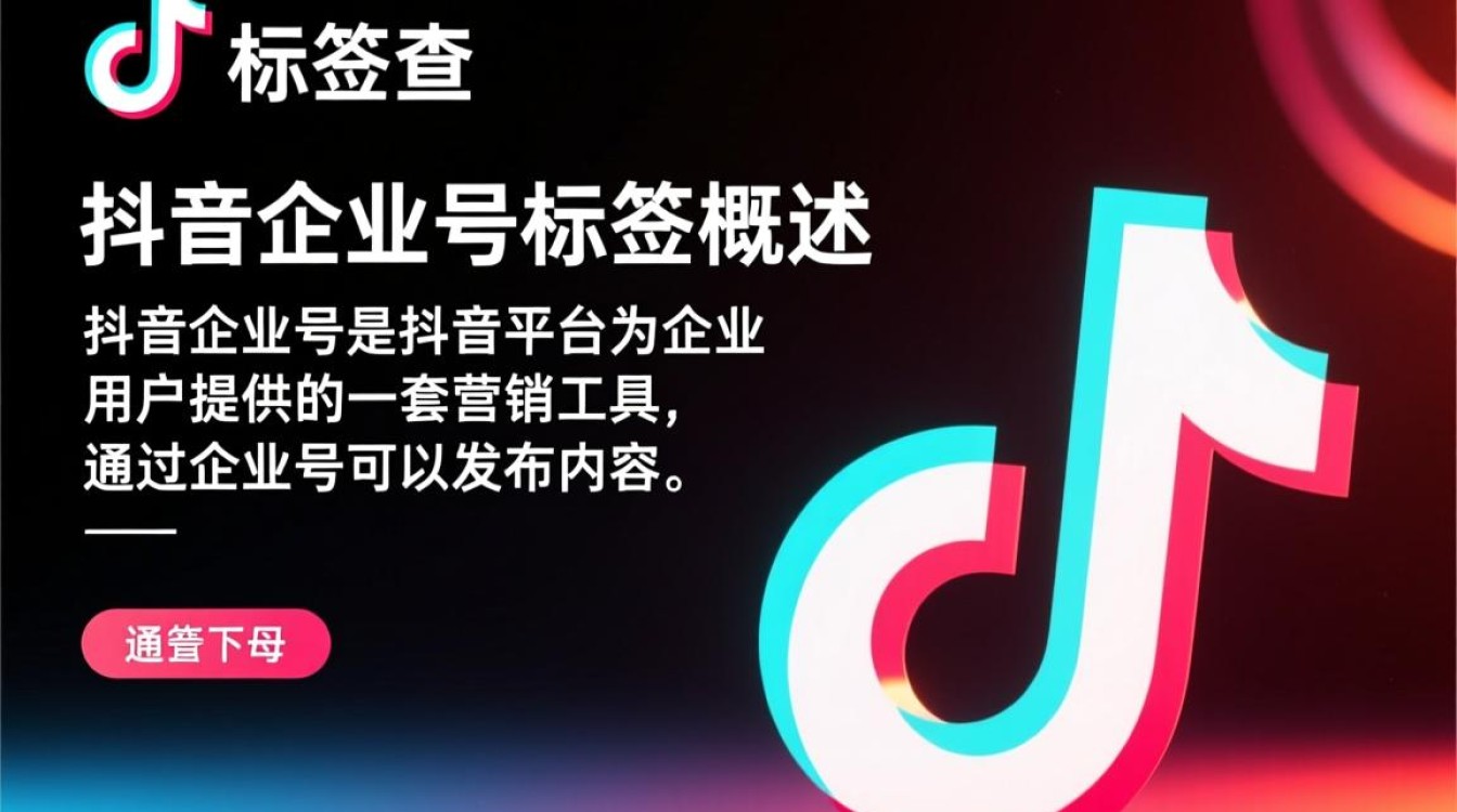 抖音企业号标签怎么查