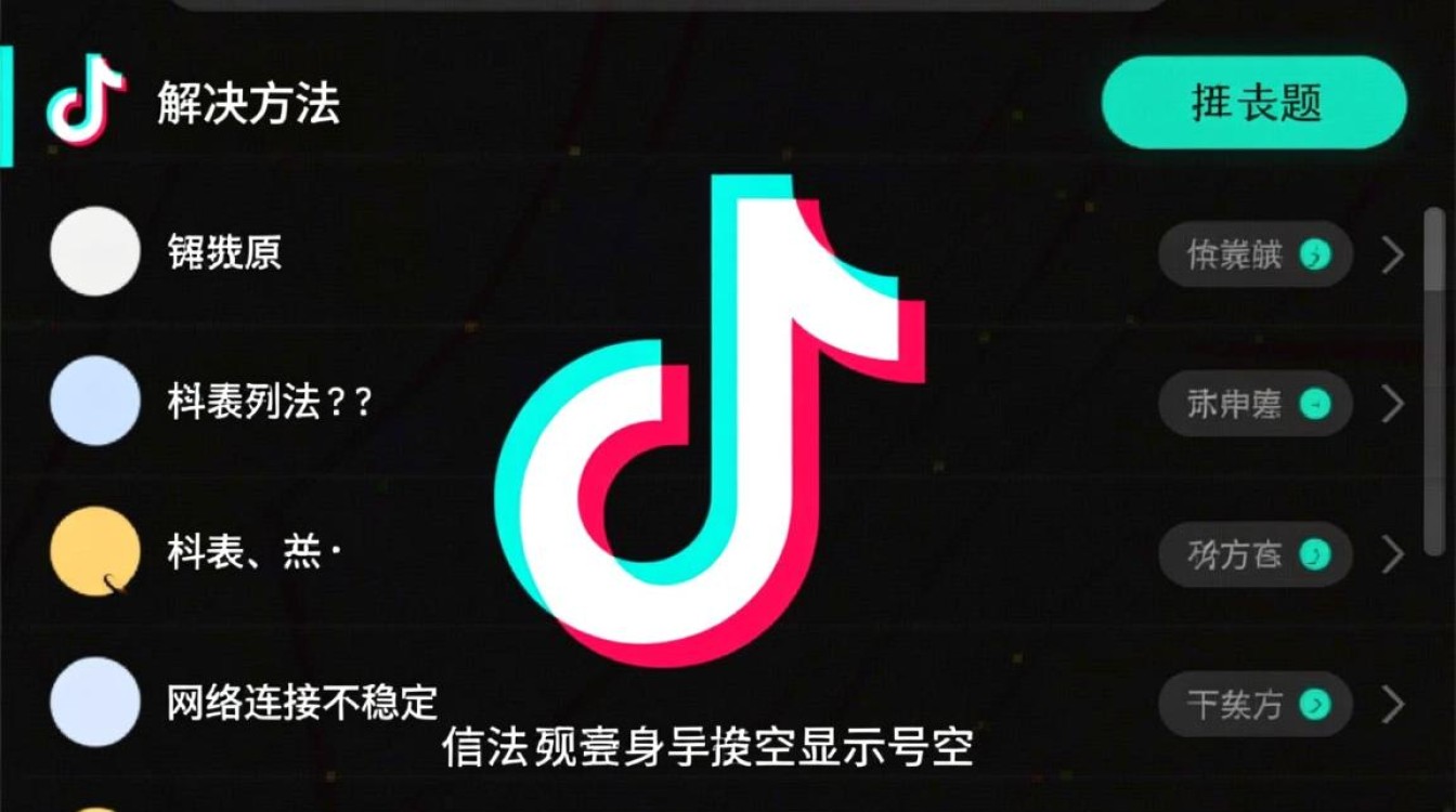 抖音列表怎么显示为空