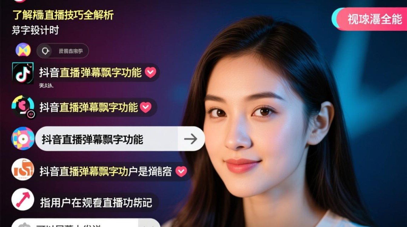 抖音直播弹幕怎么飘字