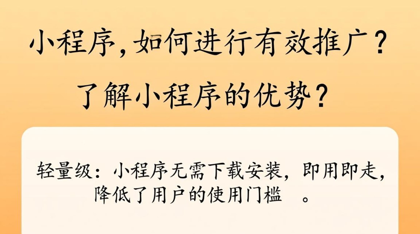 有了小程序怎么推广