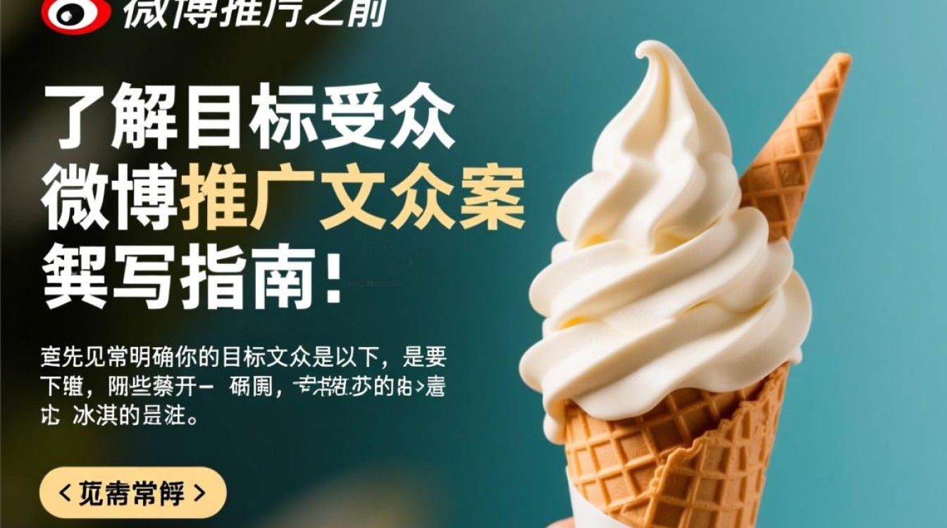 冰淇淋微博推广怎么写