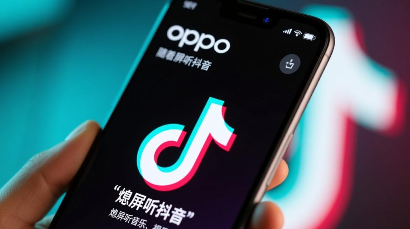 oppo怎么熄屏听抖音