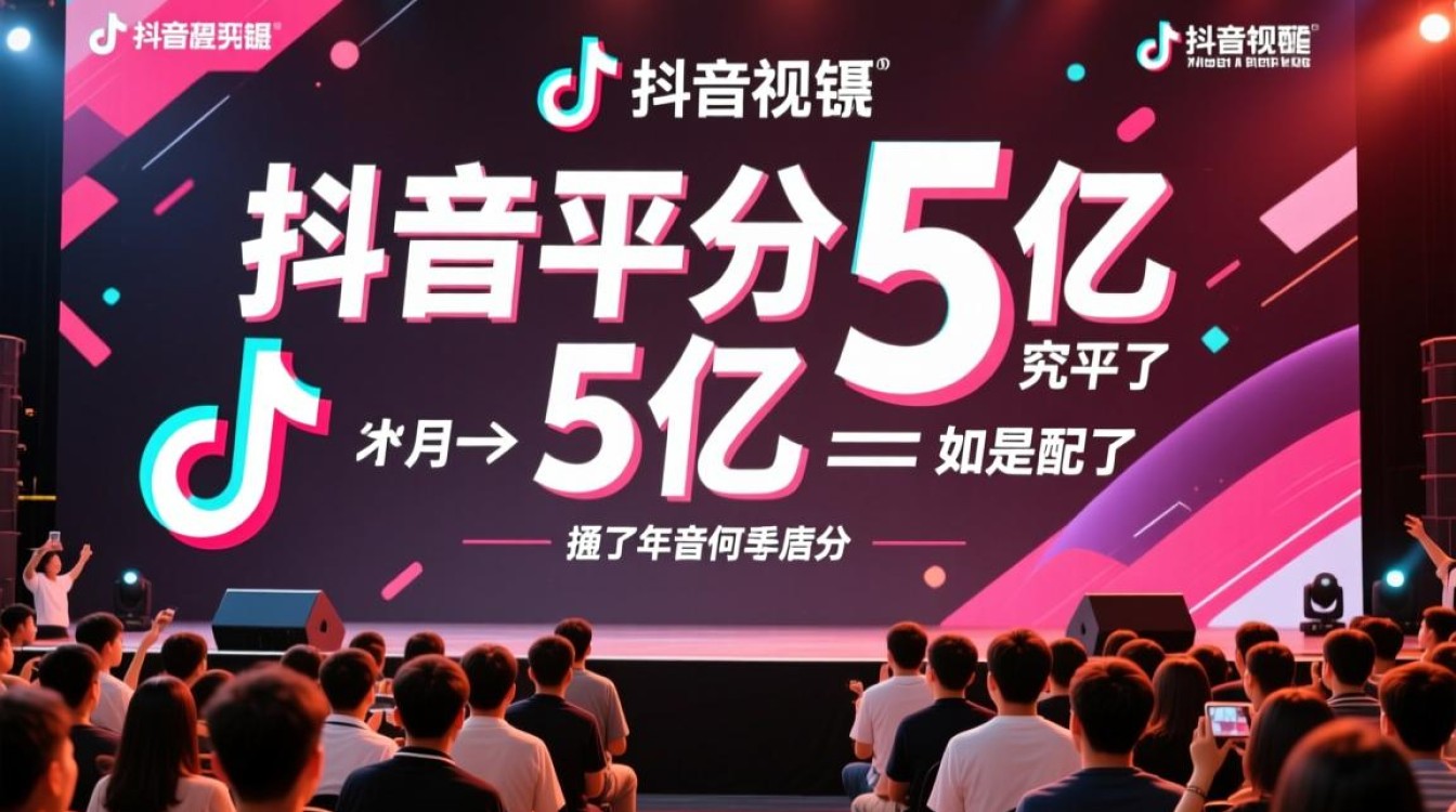 抖音平分5亿怎么分