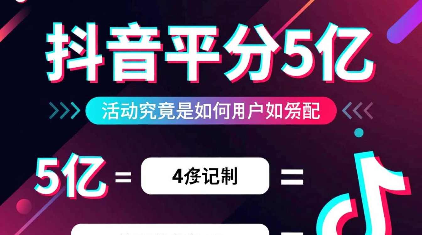 抖音平分5亿怎么分