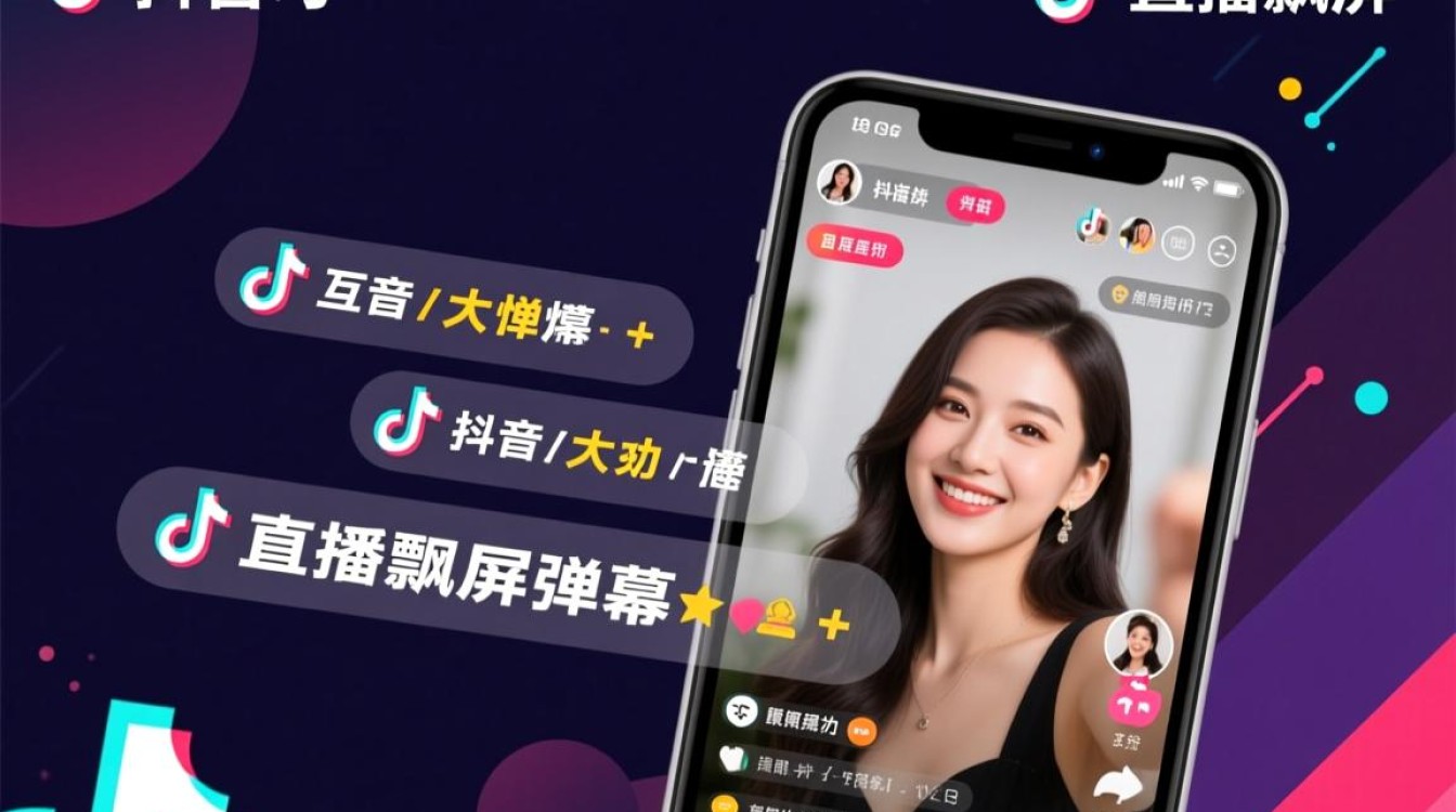 抖音直播怎么飘屏弹幕