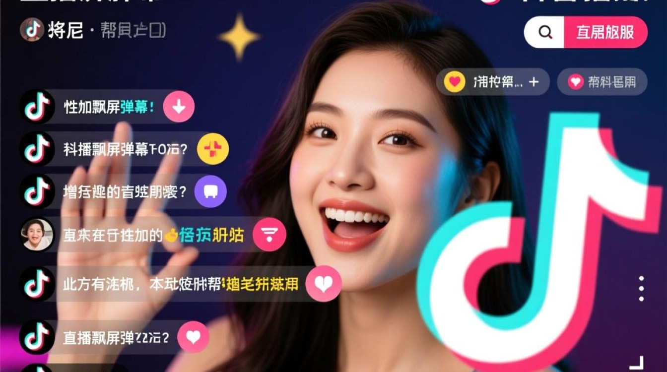 抖音直播怎么飘屏弹幕