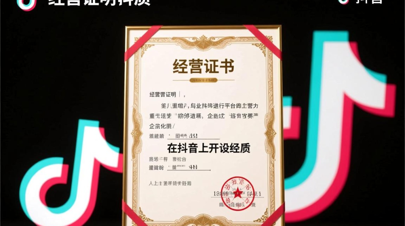 抖音上怎么开经营证明