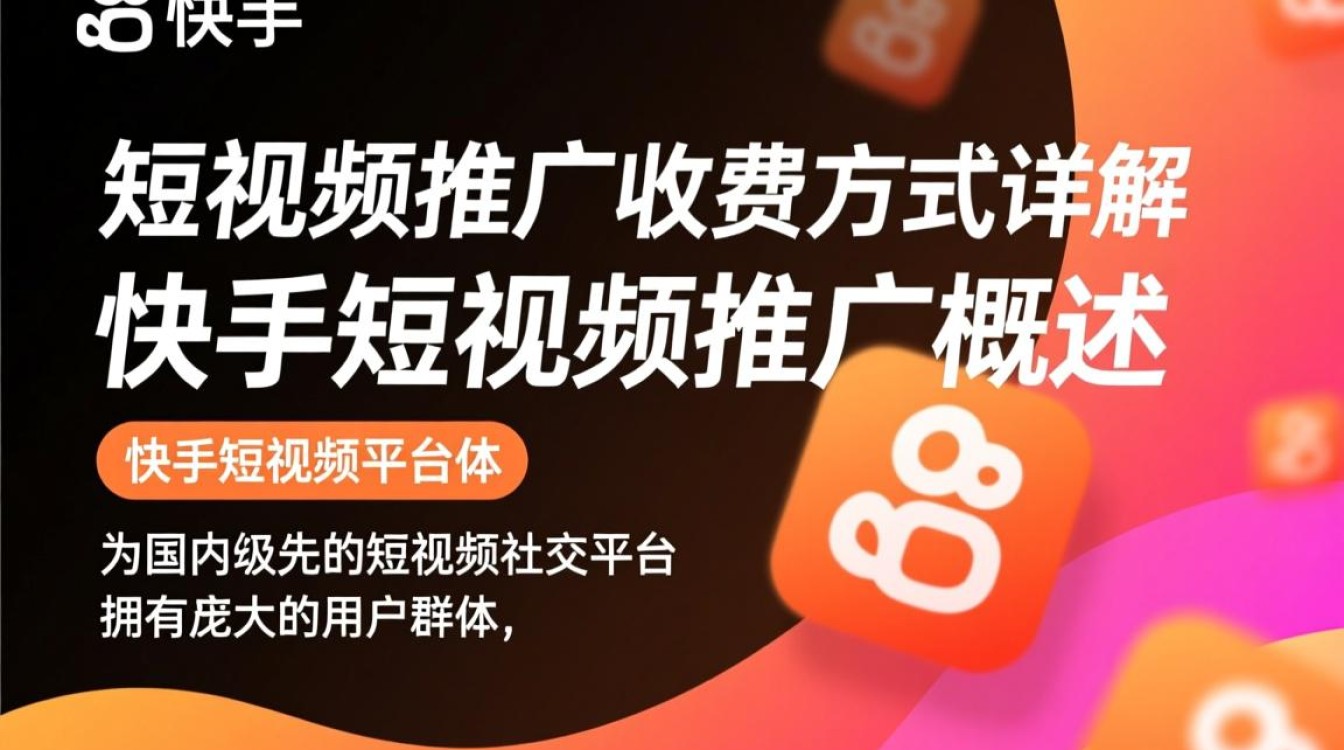 快手短视频推广怎么收费