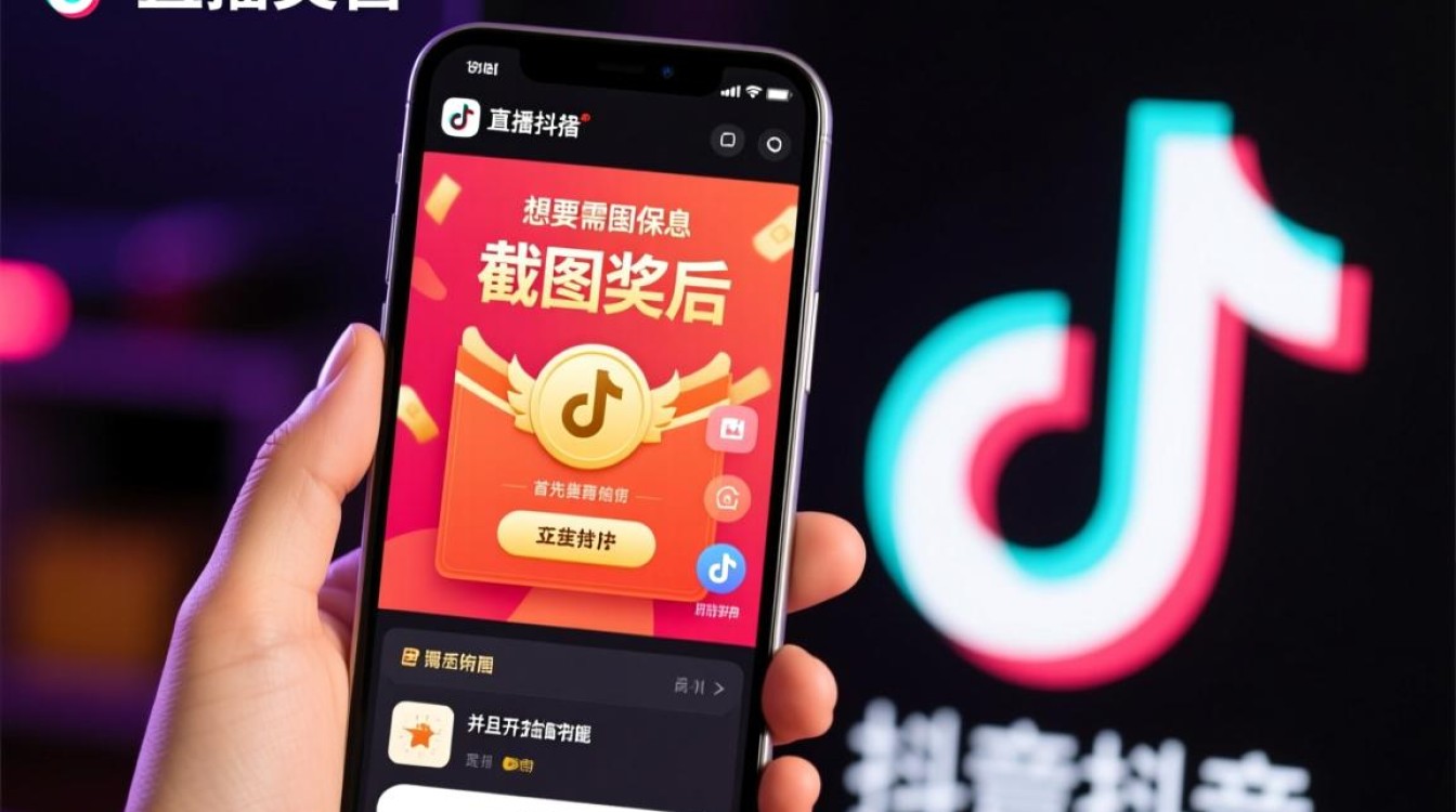 抖音直播间中奖怎么截图