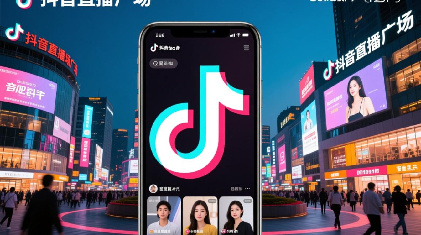 抖音直播广场怎么打通