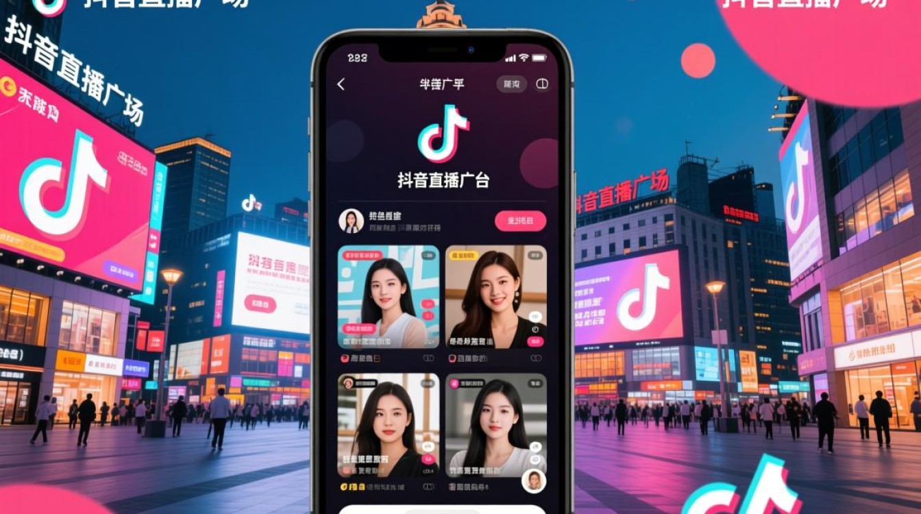 抖音直播广场怎么打通