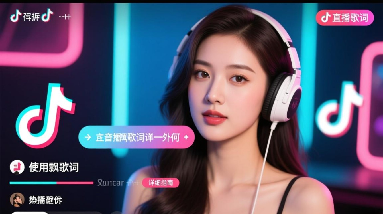 抖音直播怎么飘歌词