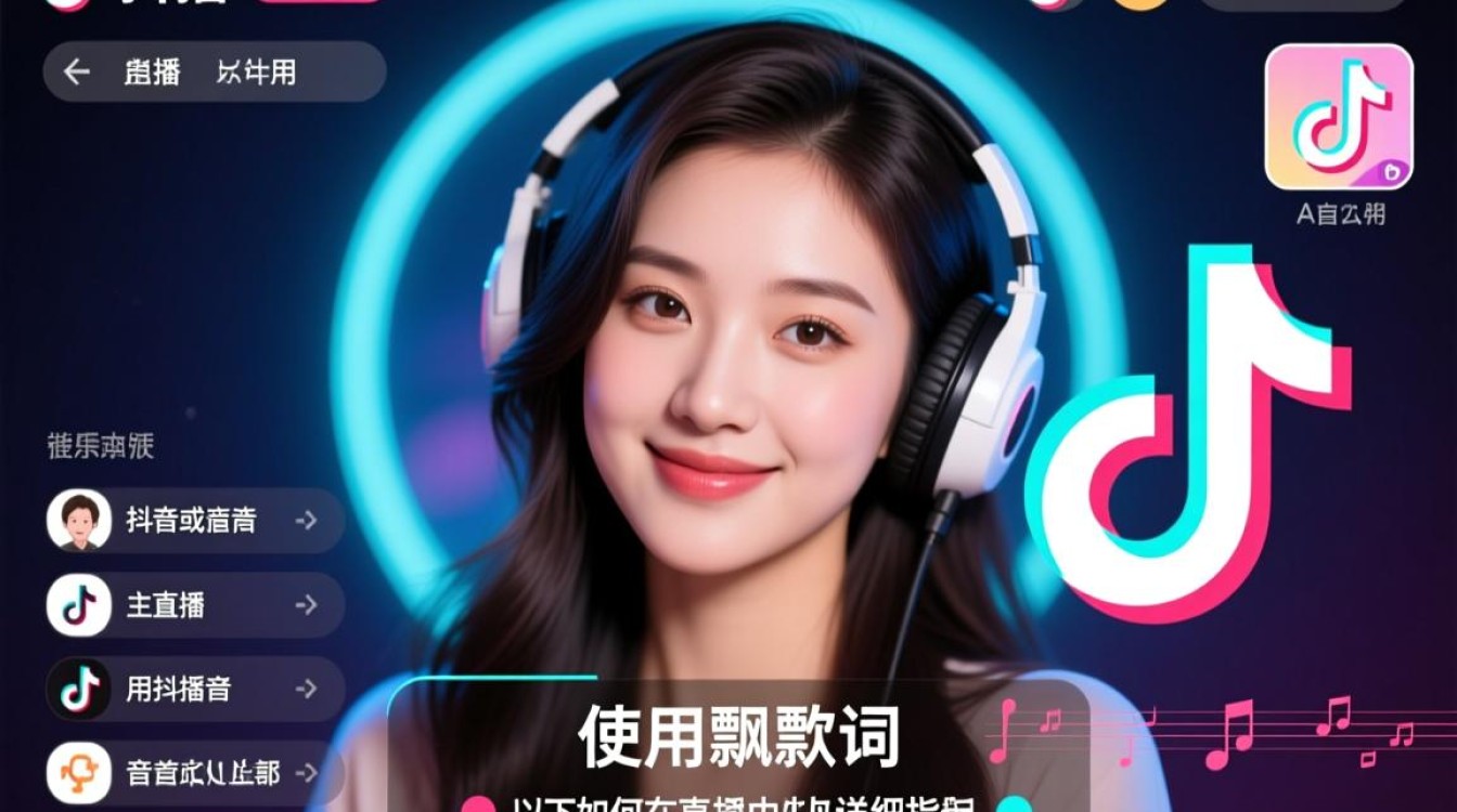 抖音直播怎么飘歌词