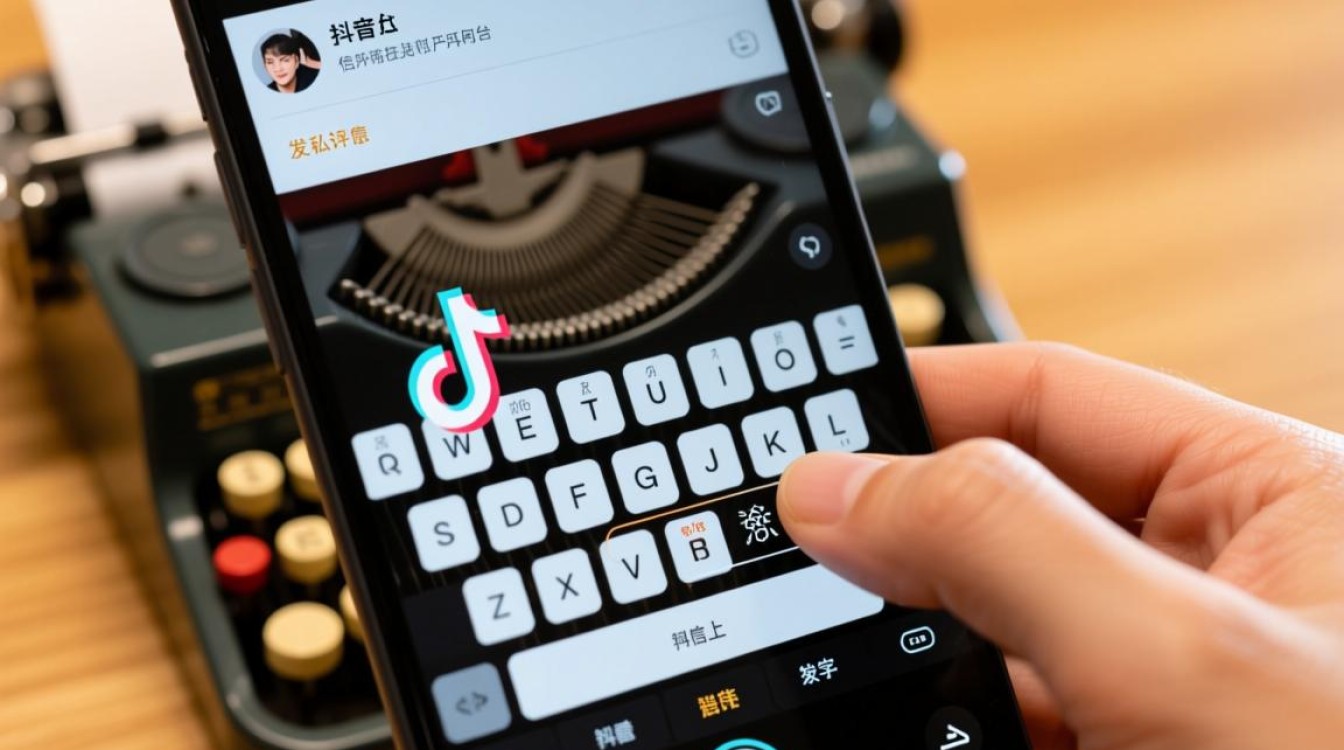 怎么往抖音象打字
