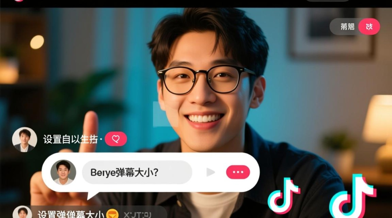 抖音弹幕怎么设置大小