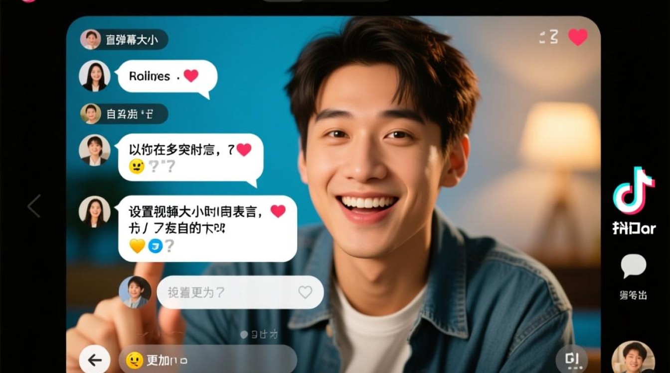 抖音弹幕怎么设置大小