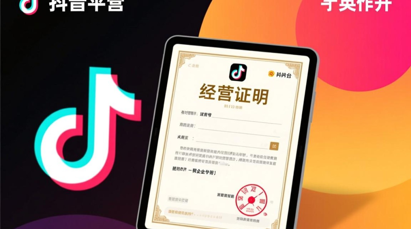 抖音怎么开具经营证明