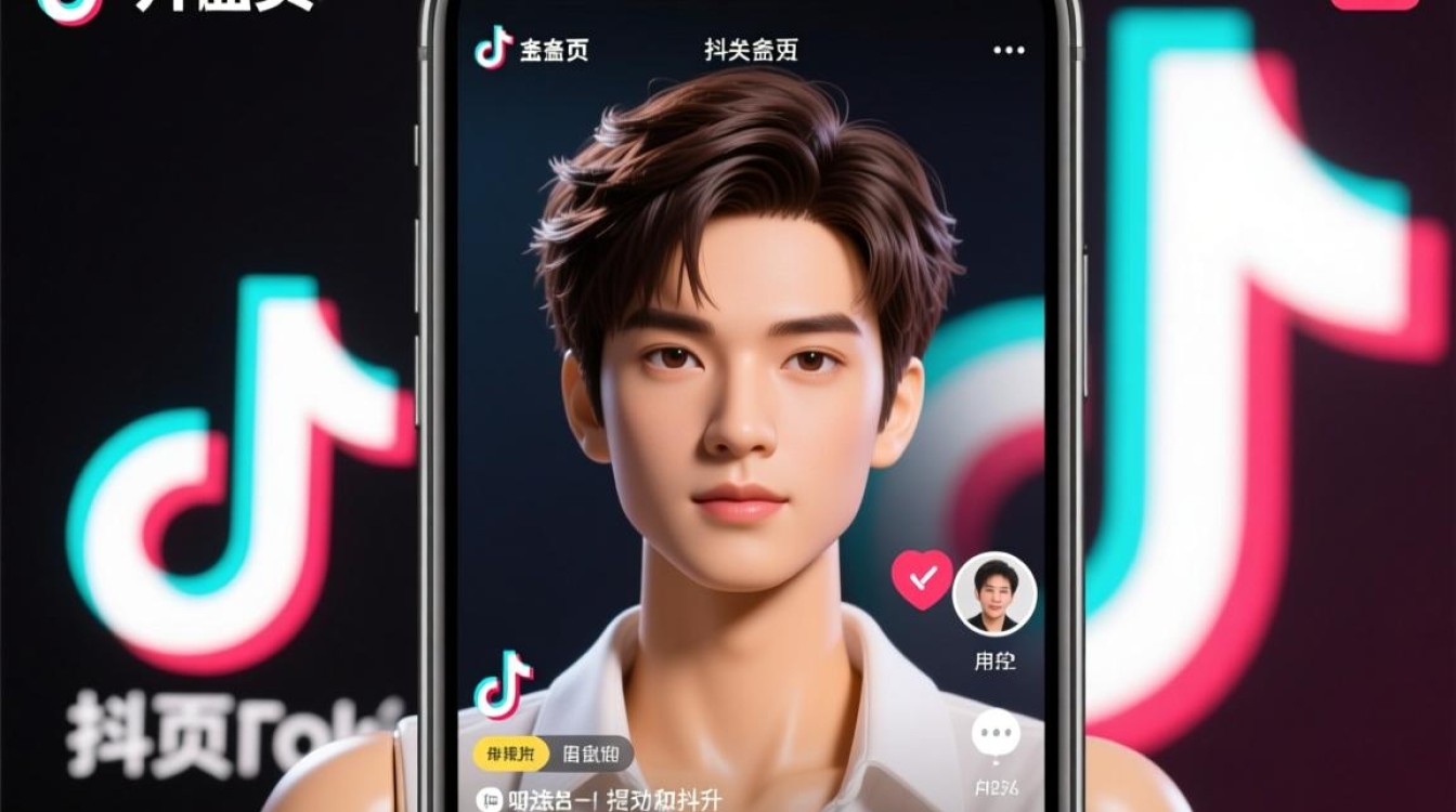 抖音主页怎么挂假人