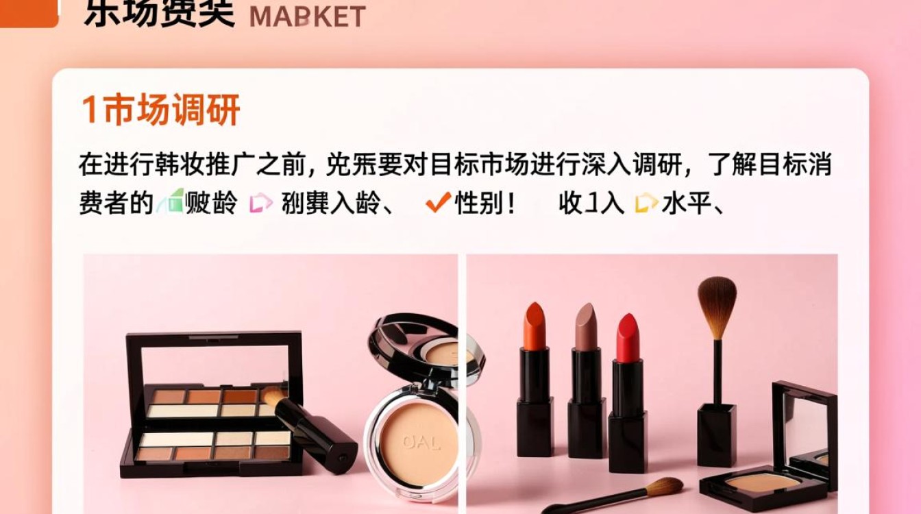 做韩妆怎么推广