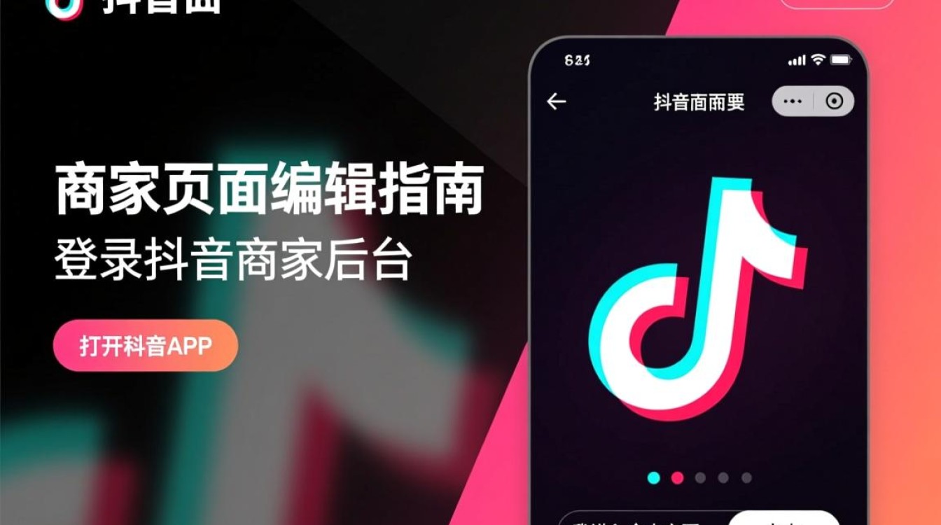 抖音怎么编辑商家页面