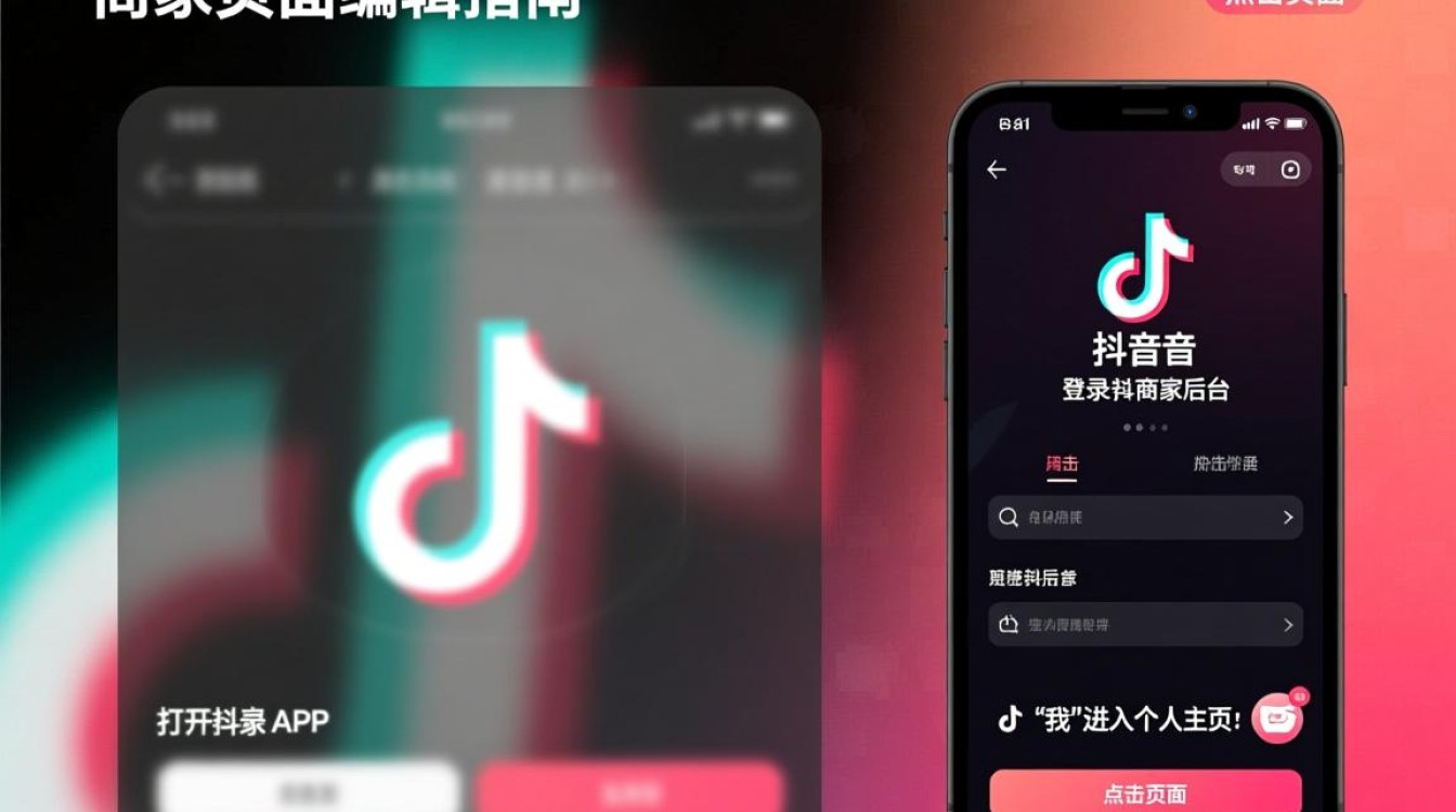 抖音怎么编辑商家页面