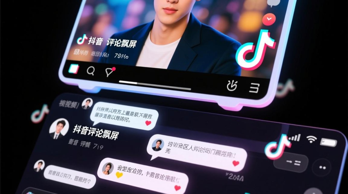 抖音怎么评论飘屏