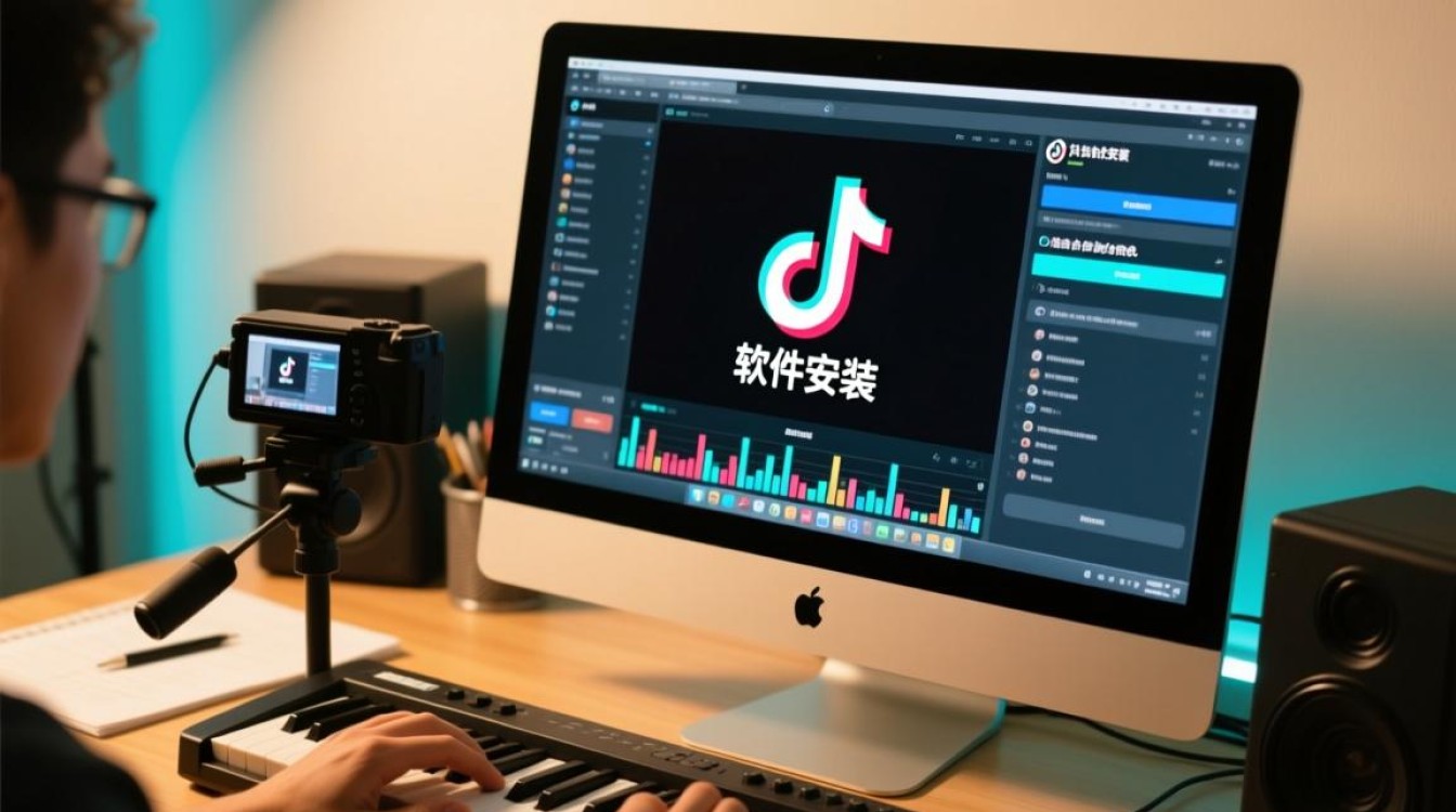 电脑伴奏怎么抖音录歌