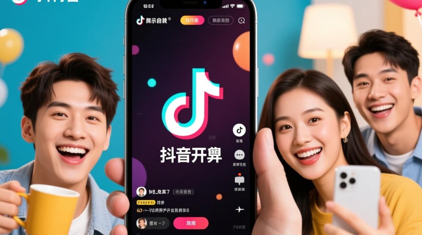 制作好抖音怎么开屏