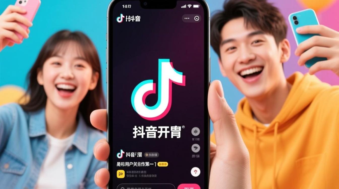 制作好抖音怎么开屏