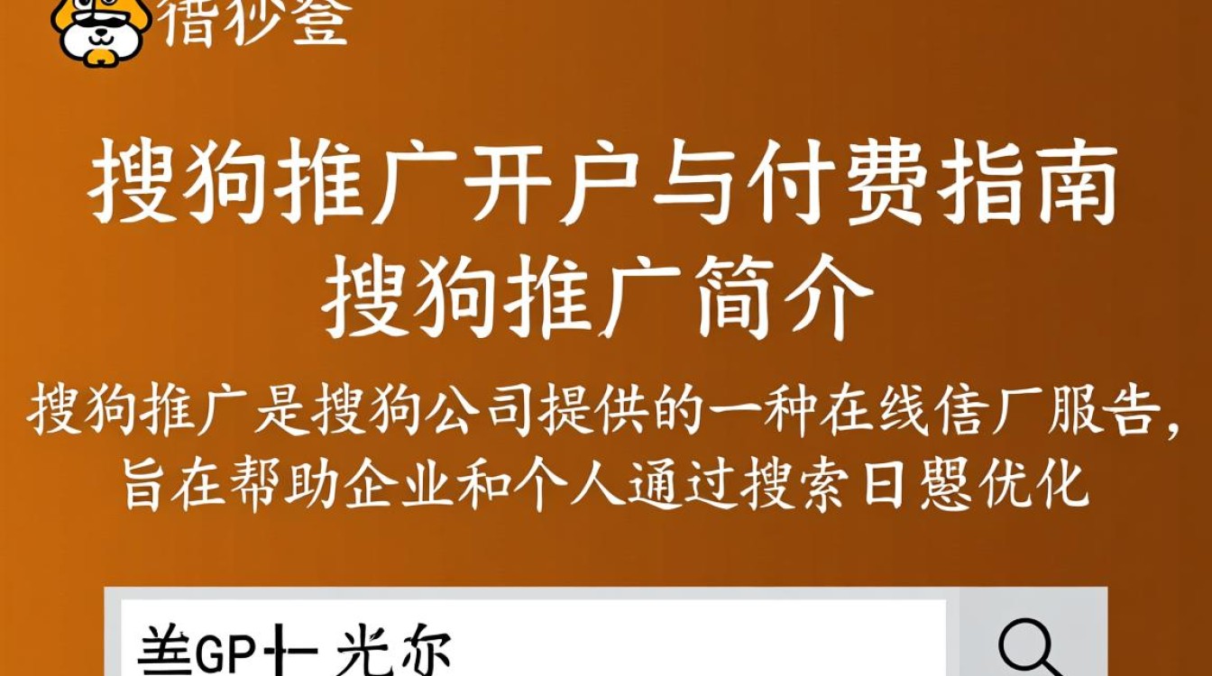 搜狗推广怎么开户付费