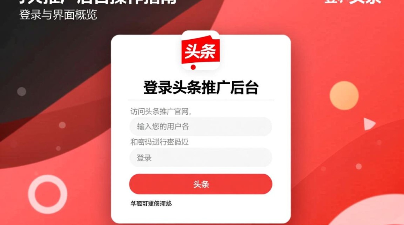 头条推广后台怎么操作