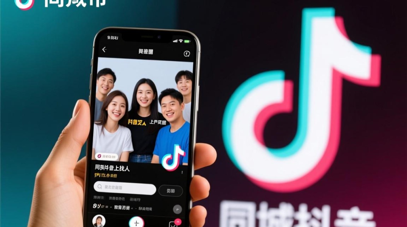 同城抖音上怎么找人