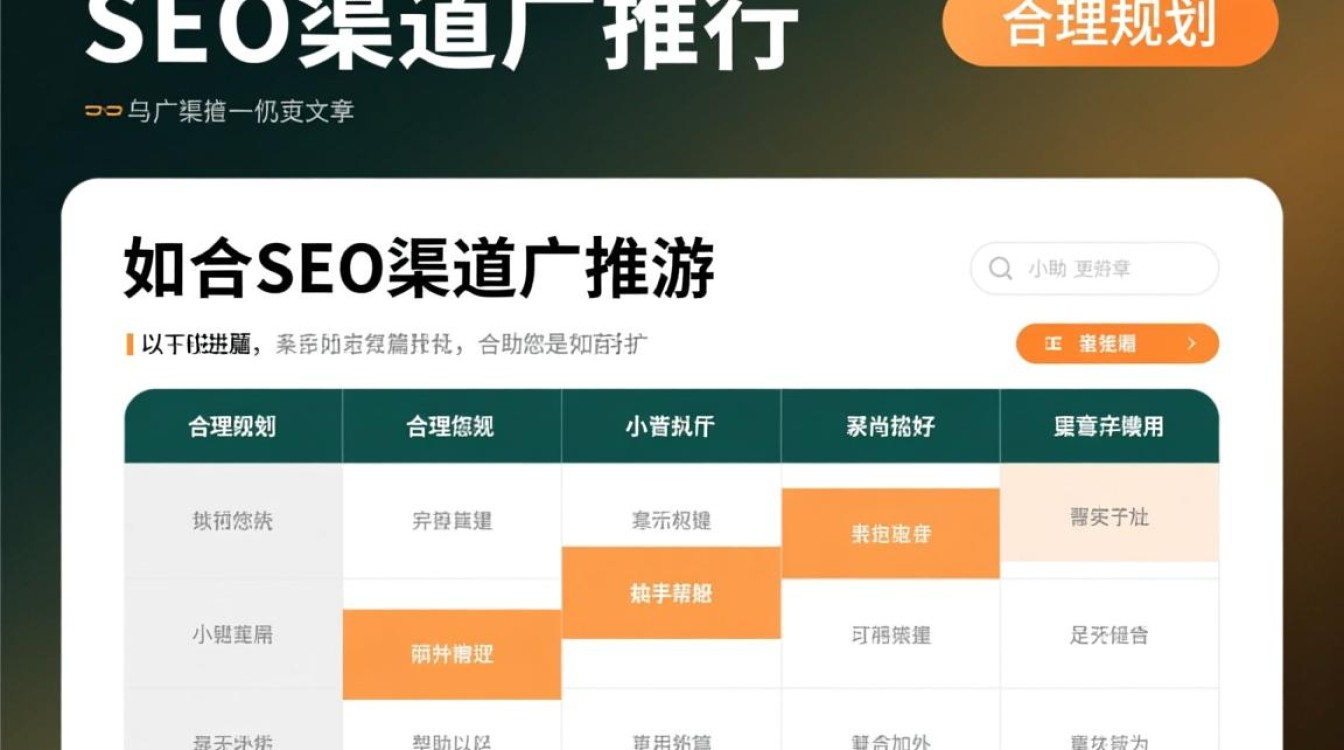 怎么进行seo渠道推广