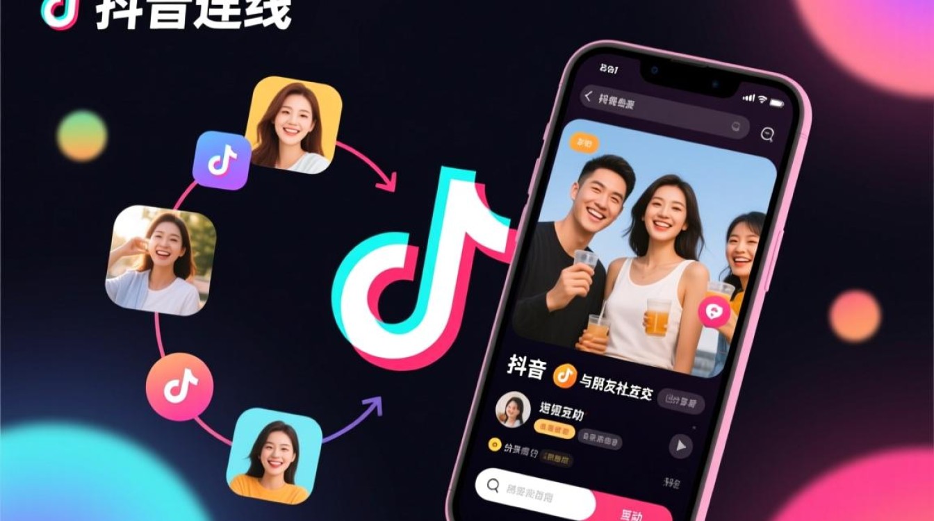 抖音怎么连线朋友