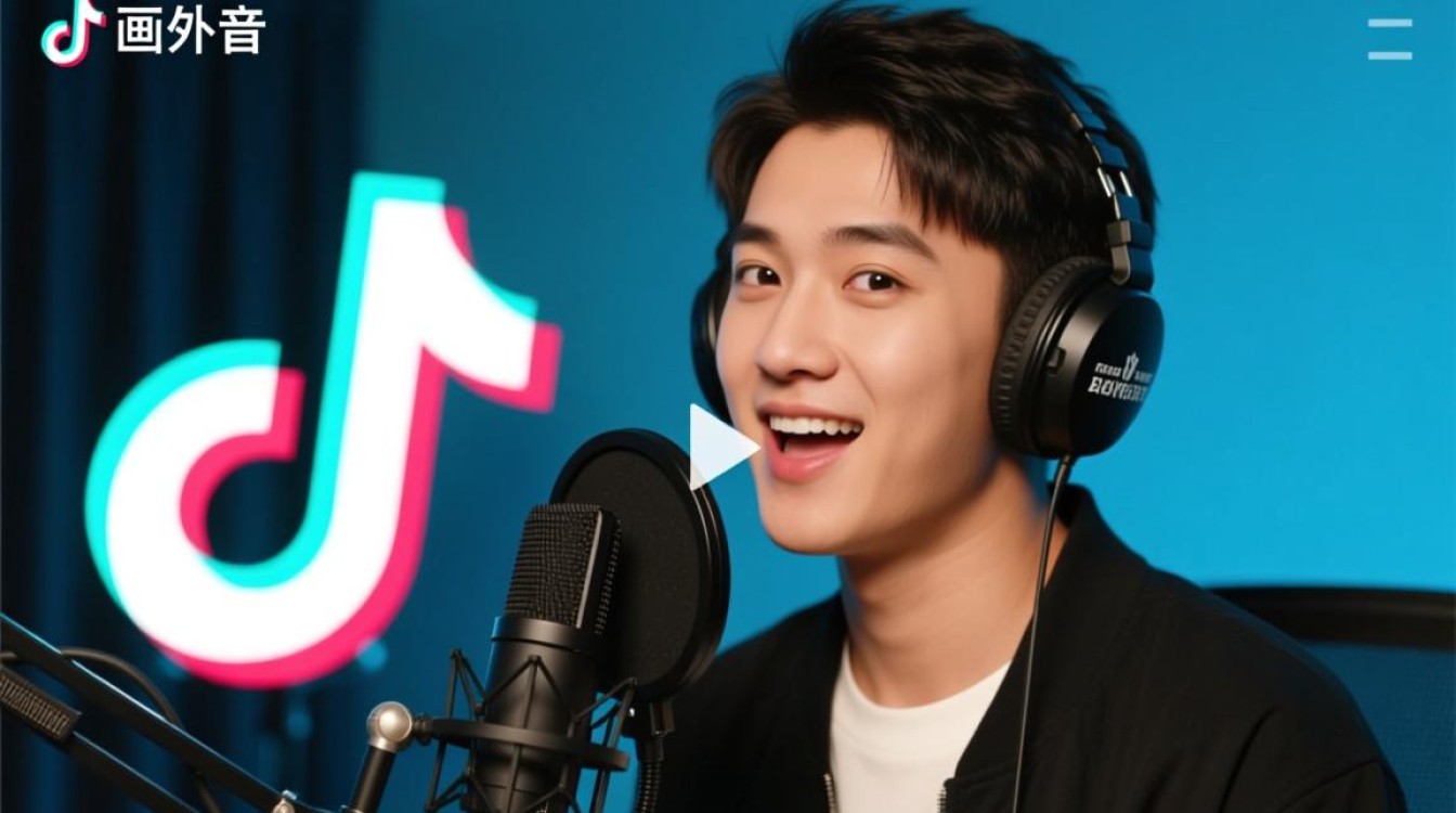 抖音怎么设置画外音