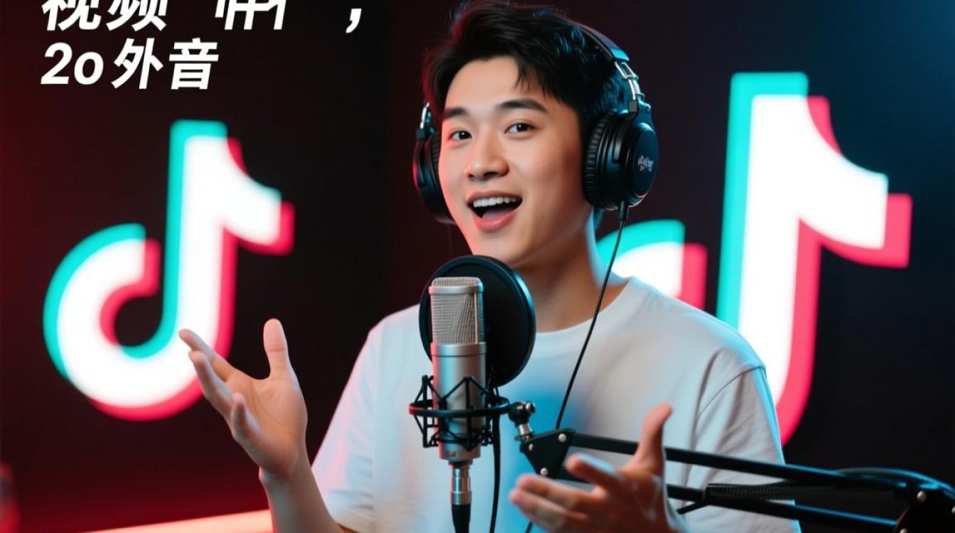 抖音怎么设置画外音